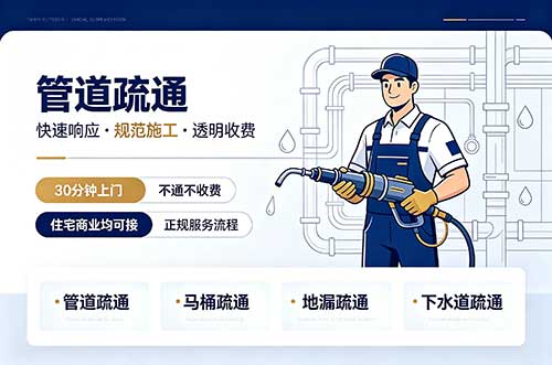 锦州管道疏通