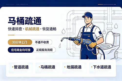 锦州马桶疏通
