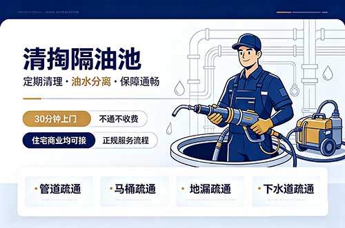 锦州清掏隔油池